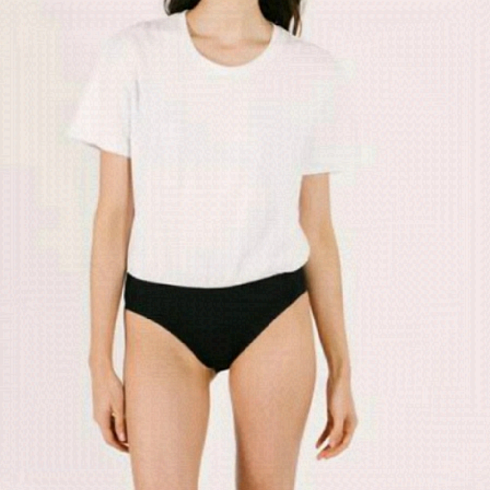 NWOT SMASH & TESS White Cotton T Shirt Boxy Bodysuit
